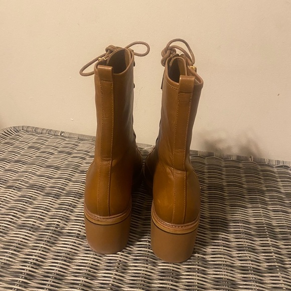 Michael kors cognac leather booties new - Picture 6 of 10